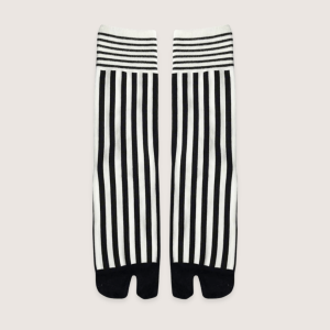 Chaussettes Tabi noires élégantes