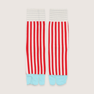 chaussettes tabi rouges