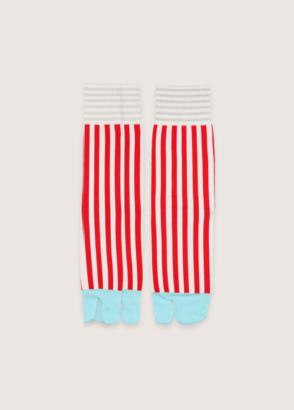 chaussettes tabi rouges