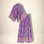 ensemble kimono fleuri