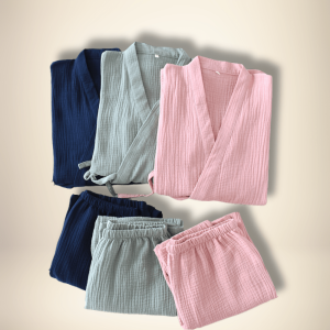 ensemble kimono pantalon élégant
