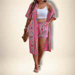 style kimono avec short