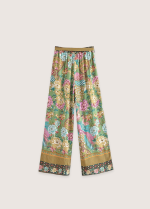 motif paon kimono et pantalon