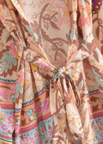 vêtement féminin kimono court