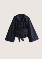 cache-coeur kimono noir