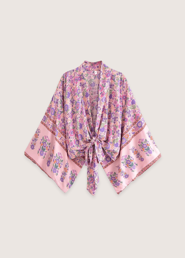 became charm Kimono court rose violet