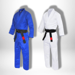 kimono de judo bleu enfant