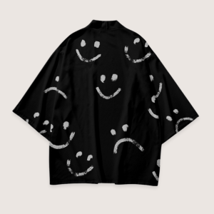 Kimono japonais avec émoticônes