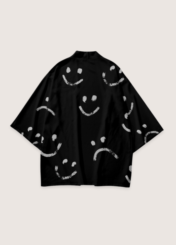 Kimono japonais avec émoticônes