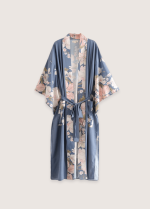 kimono long bleu pâle