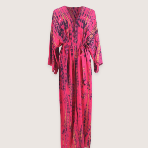 kimono long rose fuchsia