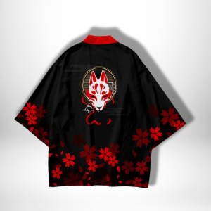 kimono rouge enfant