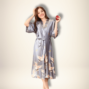 peignoir kimono femme long