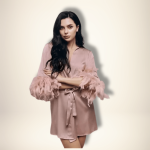 élégant peignoir kimono femme