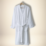 détente avec peignoir coton homme
