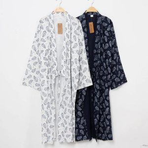 peignoir kimono en coton