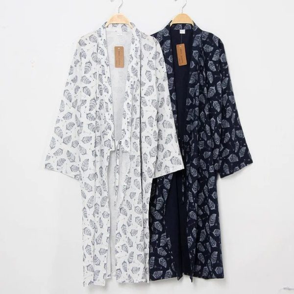 peignoir kimono en coton