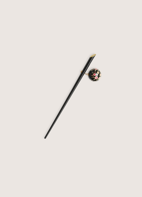 Pique cheveux noir Kanzashi