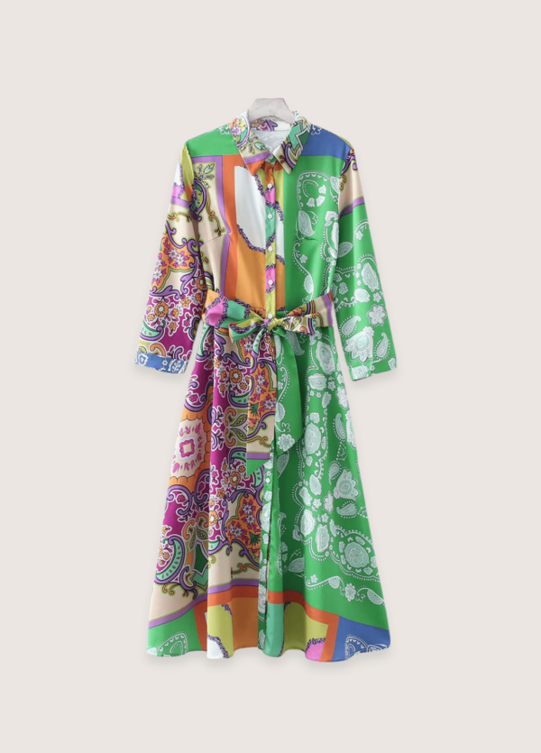 robe kimono bohème paisley