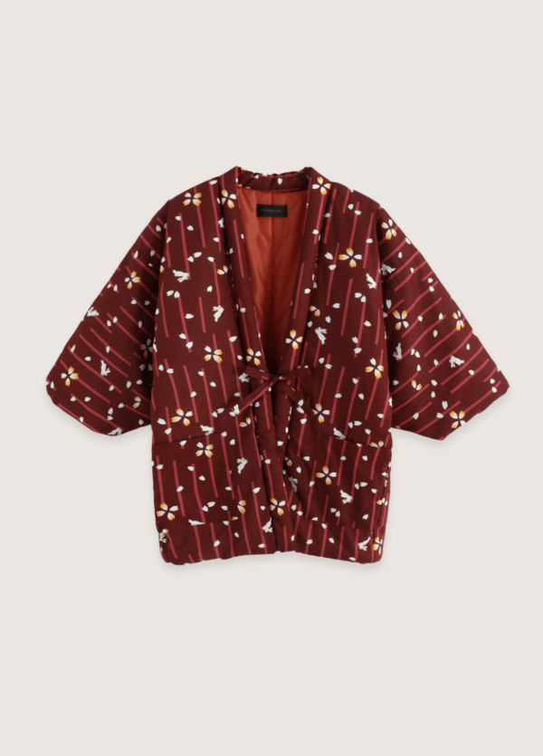 Veste kimono japonaise Fleur Nipponne