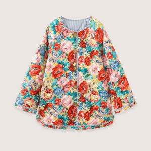 veste kimono matelassée florale