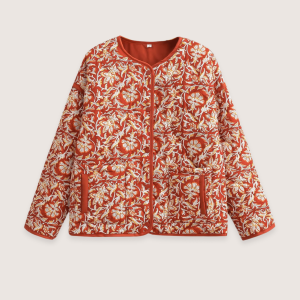 veste kimono matelassée floral