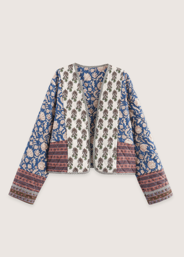 Veste kimono matelassée élégante