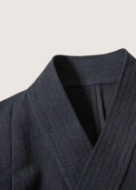 kimono noir pour homme