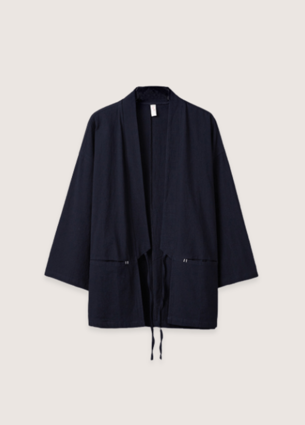 veste kimono noir