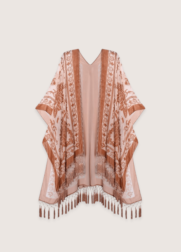 Veste kimono rose