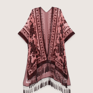 veste kimono rose pâle