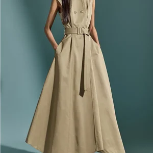 Robe Kimono Sans Manches Élégante – Printemps été 2026