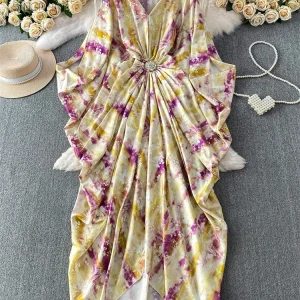 Robe kimono femme Lazy Classy Violet - Printemps été 2026